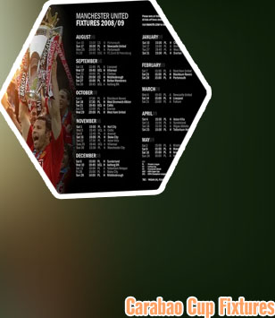 Carling cup fixtures